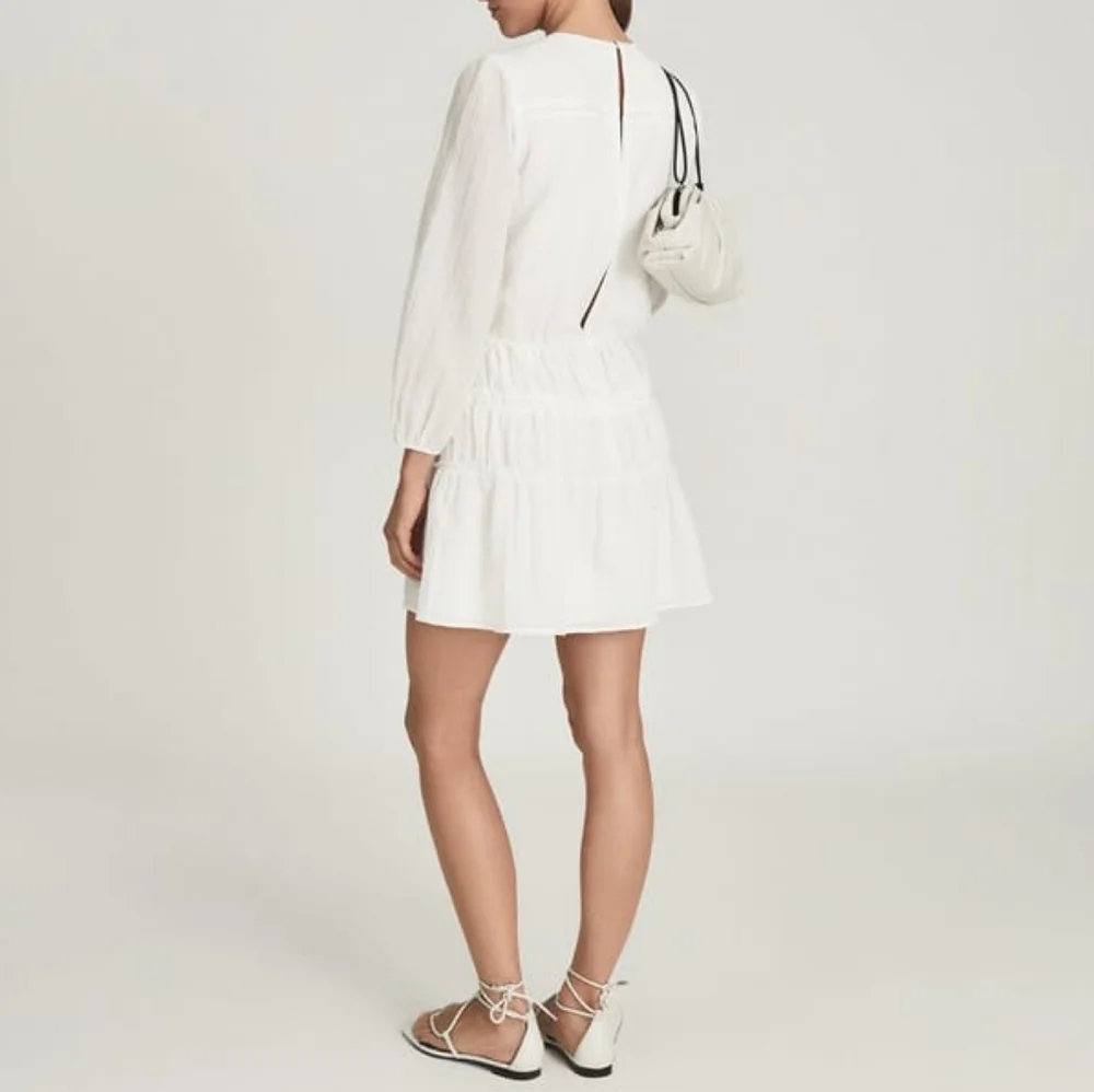 NWT REISS | Cia Long Sleeved Smock Dress - Picture 6 of 7